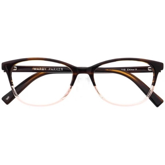 Warby Parker Daisy M 615 Tortoise & Clear Eyeglasses Frames - Picture 1 of 3